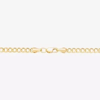 Bonded Brilliance Womens 14K Gold Over Silver 18 Inch Chain Necklace