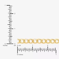 Bonded Brilliance Womens 14K Gold Over Silver 18 Inch Chain Necklace