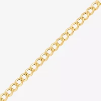 Bonded Brilliance Womens 14K Gold Over Silver 18 Inch Chain Necklace