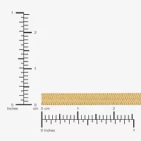 Bonded Brilliance Womens 14K Gold Over Silver 18 Inch Herringbone Chain Necklace