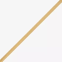 Bonded Brilliance Womens 14K Gold Over Silver 18 Inch Herringbone Chain Necklace