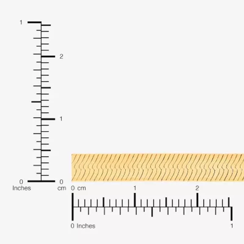 Bonded Brilliance Womens 14K Gold Over Silver 7.5 Inch Solid Herringbone Chain Bracelet