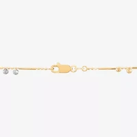 Womens 14K Gold 18 Inch Link Chain Necklace