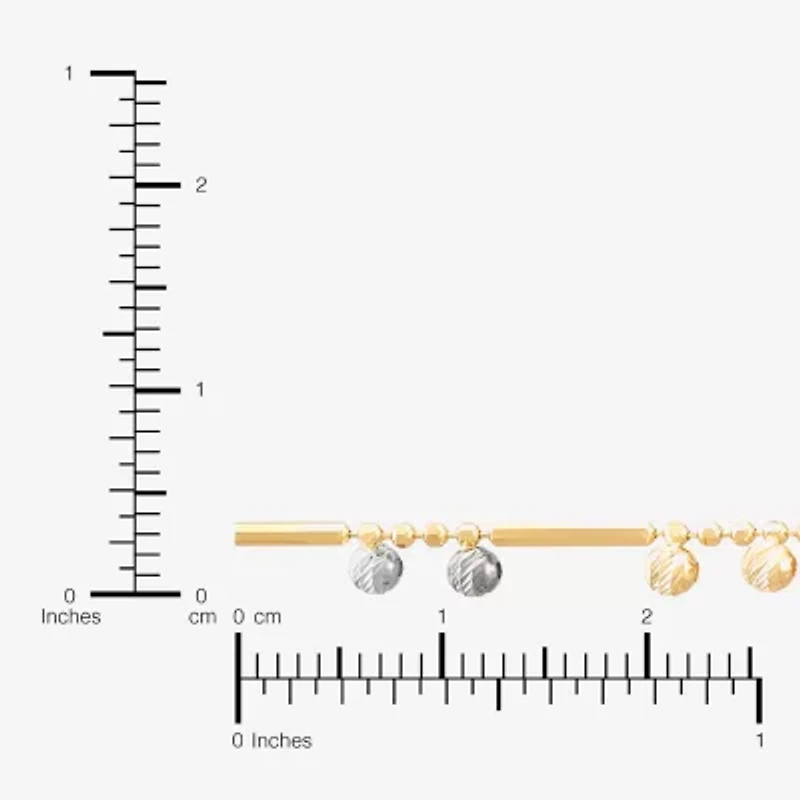 Womens 14K Gold 18 Inch Link Chain Necklace