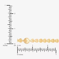 Womens 10K Gold 16 Inch Link Chain Necklace