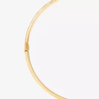 Womens 10K Gold Bangle Bracelet