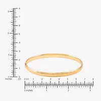 Womens 10K Gold Bangle Bracelet
