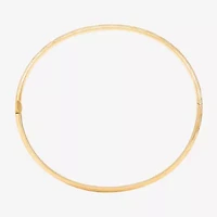 Womens 10K Gold Bangle Bracelet