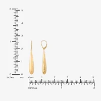 Made in Italy Womens 14K Gold Drop Earrings