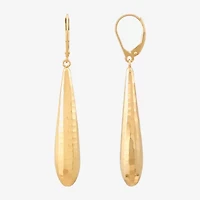 Made in Italy Womens 14K Gold Drop Earrings