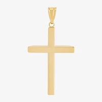 Womens 14K Gold Cross Pendant