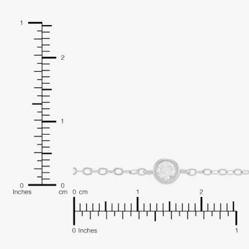 Silver Addiction Womens Sterling Silver 17 Inch Cable Chain Necklace