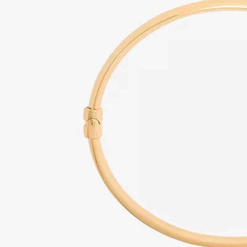 Silver Addiction Womens 14K Gold Over Silver Bangle Bracelet