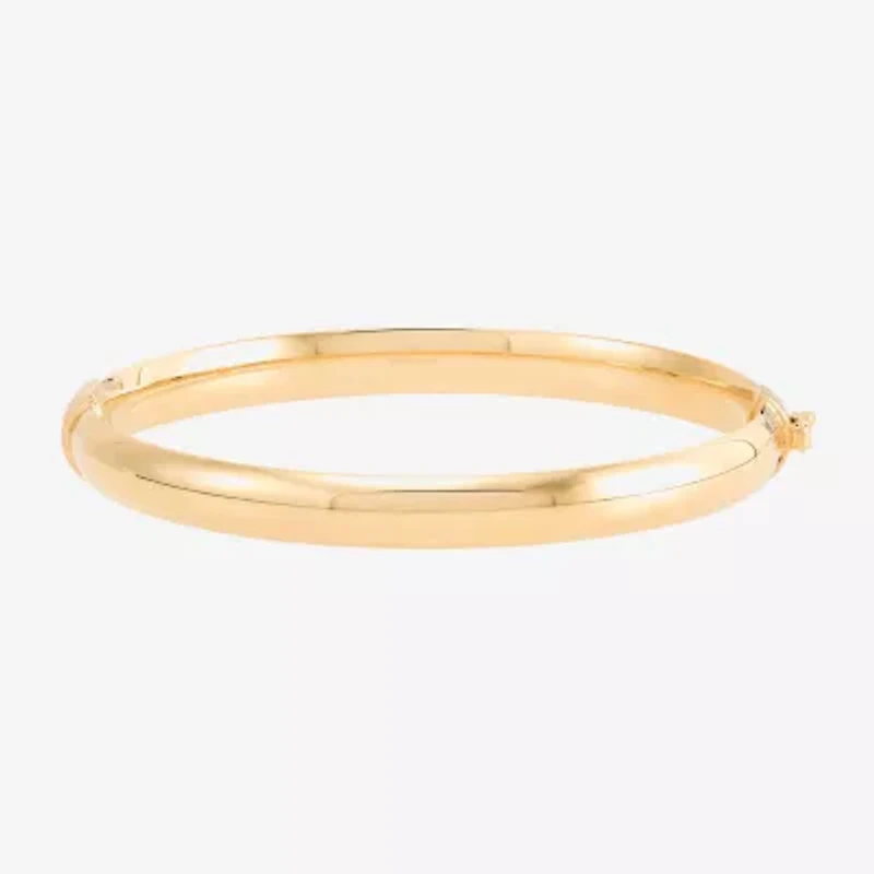 Silver Addiction Womens 14K Gold Over Silver Bangle Bracelet