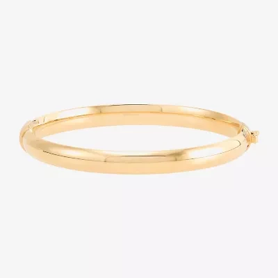 Silver Addiction Womens 14K Gold Over Silver Bangle Bracelet