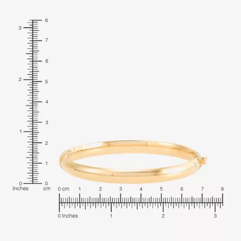 Silver Addiction Womens 14K Gold Over Silver Bangle Bracelet