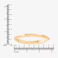 Silver Addiction Womens 14K Gold Over Silver Bangle Bracelet