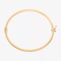Silver Addiction Womens 14K Gold Over Silver Bangle Bracelet