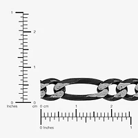 Made in Italy Unisex Adult Sterling Silver 24 Inch Figaro Chain Necklace