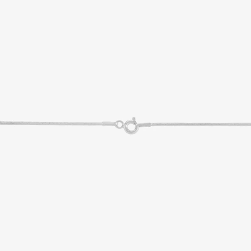 Made in Italy Womens Sterling Silver 24 Inch Snake Chain Necklace