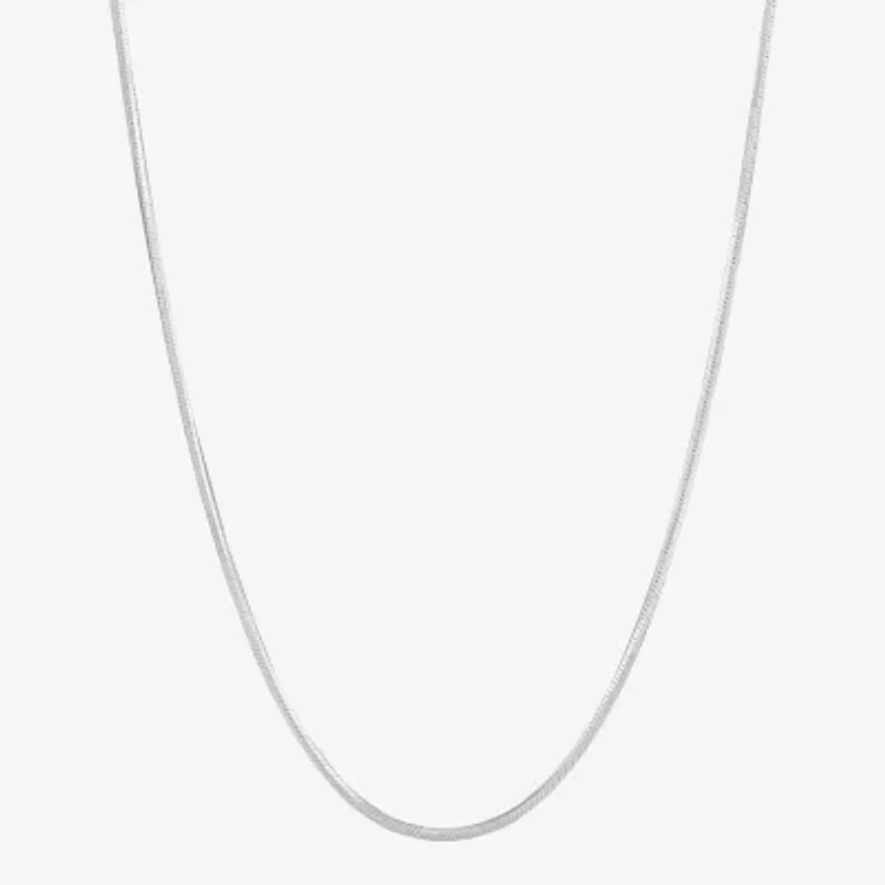 Made in Italy Womens Sterling Silver 24 Inch Snake Chain Necklace