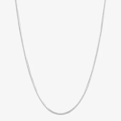 Made in Italy Womens Sterling Silver 24 Inch Snake Chain Necklace