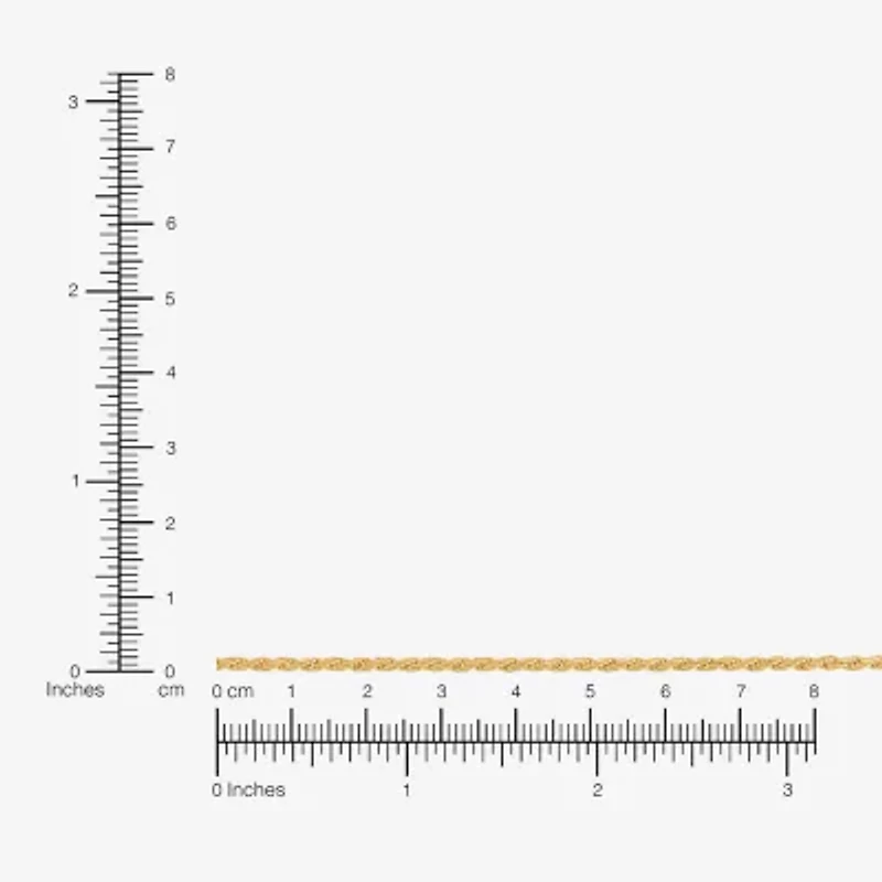 Made in Italy Womens Sterling Silver 20 Inch Rope Chain Necklace