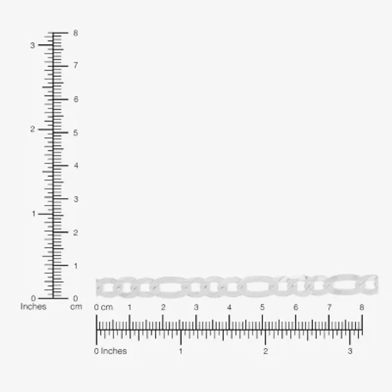 Made in Italy Mens Sterling Silver 22 Inch Chain Necklace