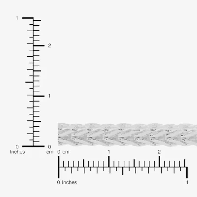 Made in Italy Womens Sterling Silver 24 Inch Chain Necklace