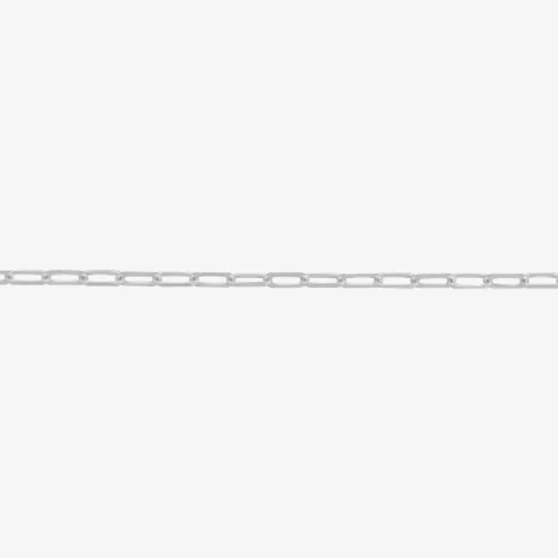 Made in Italy Womens Sterling Silver 18 Inch Link Chain Necklace