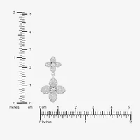 (H-I / Si1) Womens 3/8 CT. T.W. Lab Grown White Diamond Sterling Silver Round 18 Inch Pendant Necklace