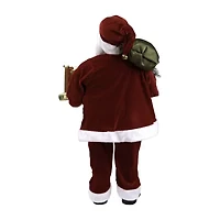 36'' Holly Berry Santa Claus with Presents and Gift Bag Christmas Figure