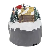 Northlight 15" Led Animated Winter Skiing Scene Christmas Village
