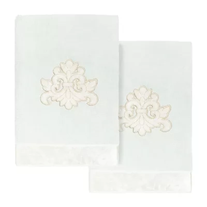 Linum Home Textiles May 2-pc. Embellished Hand Towel