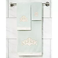 Linum Home Textiles May 2-pc. Embellished Hand Towel