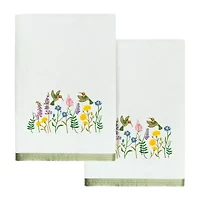 Linum Home Textiles Hada Embellished 2-pc. Bath Towel Set