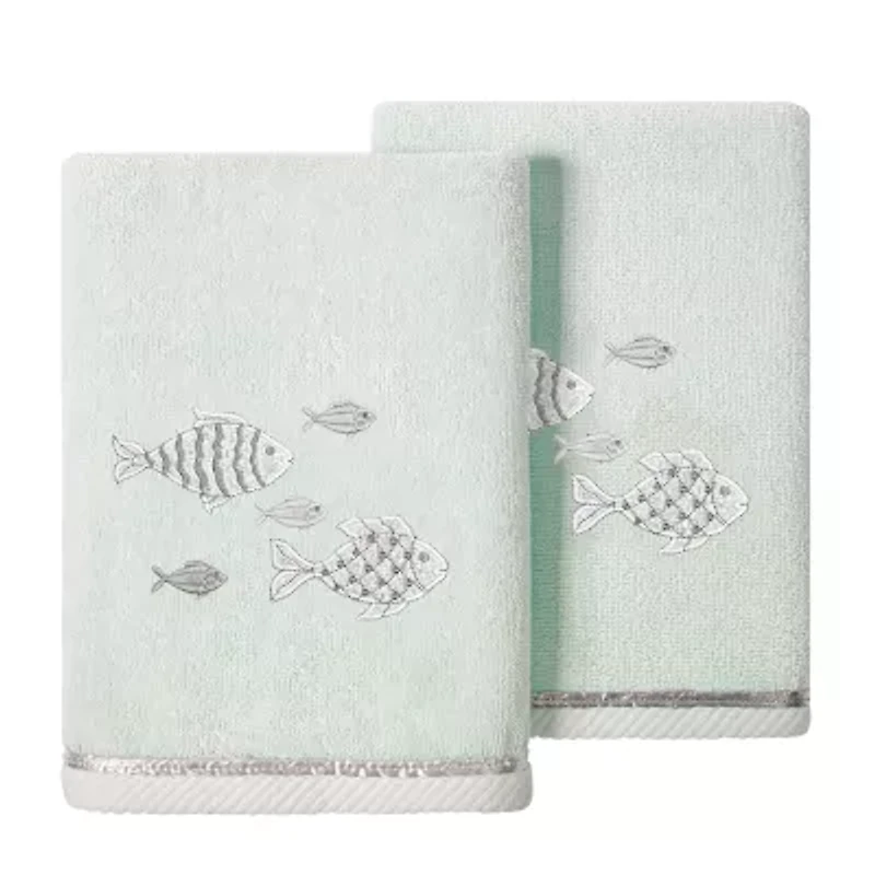 Linum Home Textiles Figi 2-pc. Embellished Hand Towel