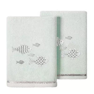 Linum Home Textiles Figi 2-pc. Embellished Hand Towel