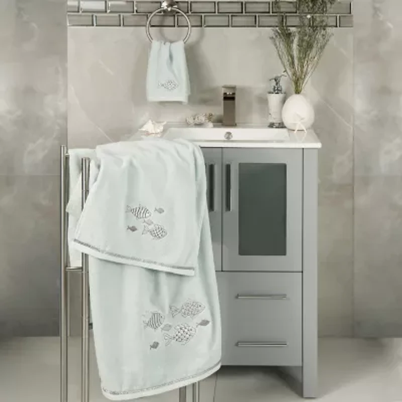 Linum Home Textiles Figi 2-pc. Embellished Hand Towel