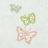 Linum Home Textiles Mariposa 2-pc. Embellished Fingertip Towel