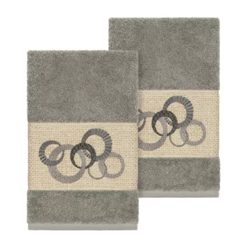 Linum Home Textiles Annabelle 2-pc. Embellished Hand Towel