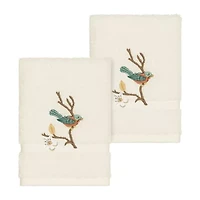 Linum Home Textiles Springtime 2-pc. Embellished Washcloth