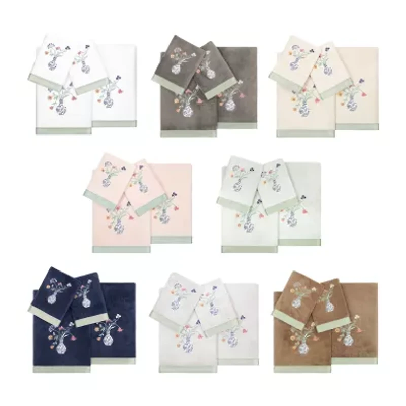 Linum Home Textiles Stella Embellished -pc. Bath Towel Set