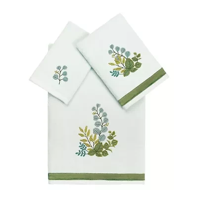 Linum Home Textiles Botanica Embellished -pc. Bath Towel Set
