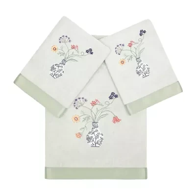 Linum Home Textiles Stella Embellished 3-pc. Bath Towel Set