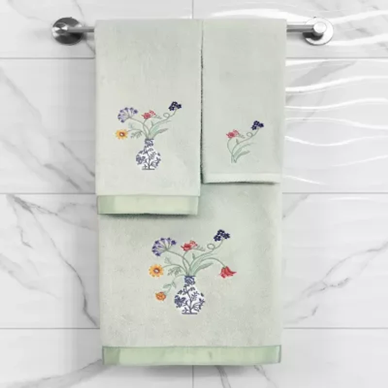 Linum Home Textiles Stella Embellished 3-pc. Bath Towel Set
