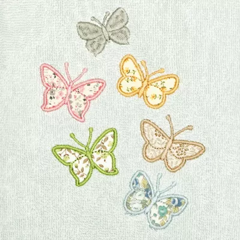 Linum Home Textiles Mariposa Embellished 3-pc. Bath Towel Set