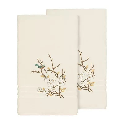 Linum Home Textiles Springtime Embellished 2-pc. Bath Towel Set