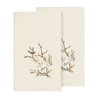 Linum Home Textiles Springtime Embellished 2-pc. Bath Towel Set