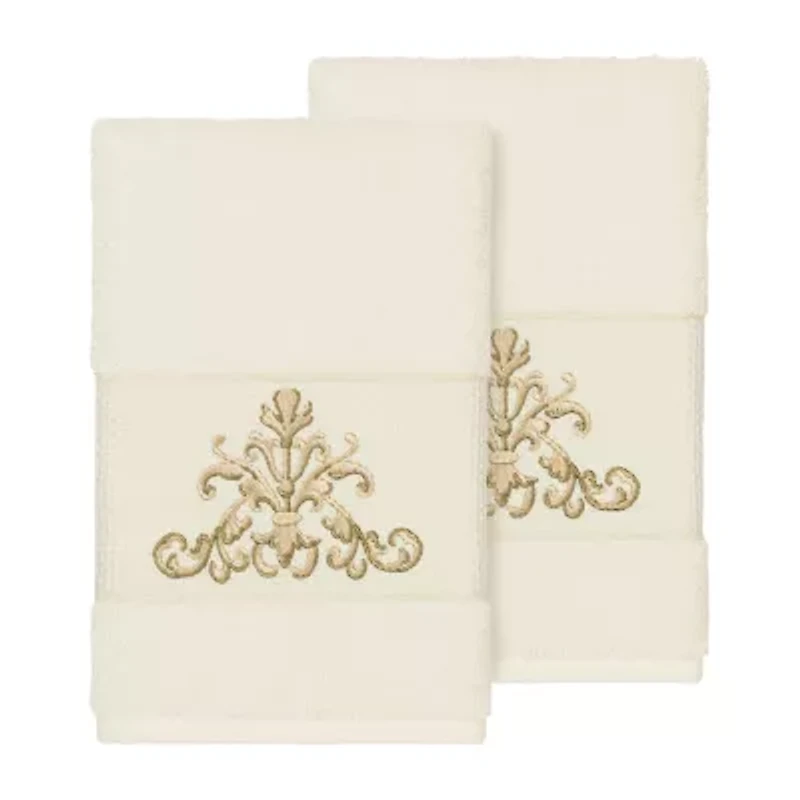 Linum Home Textiles Scarlet 2-pc. Embellished Hand Towel